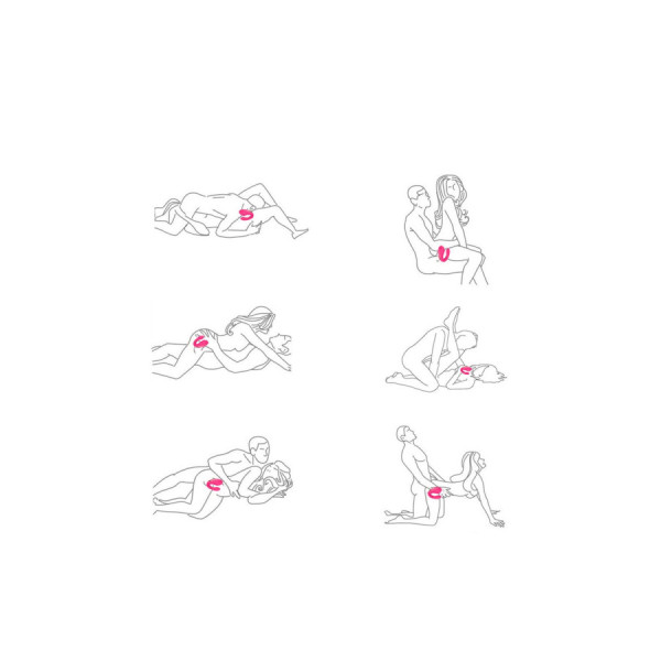 Vibromasseur de couple rose, USB avec 2 moteurs pour stimulation Point G et clitoridienne avec télécommande 
